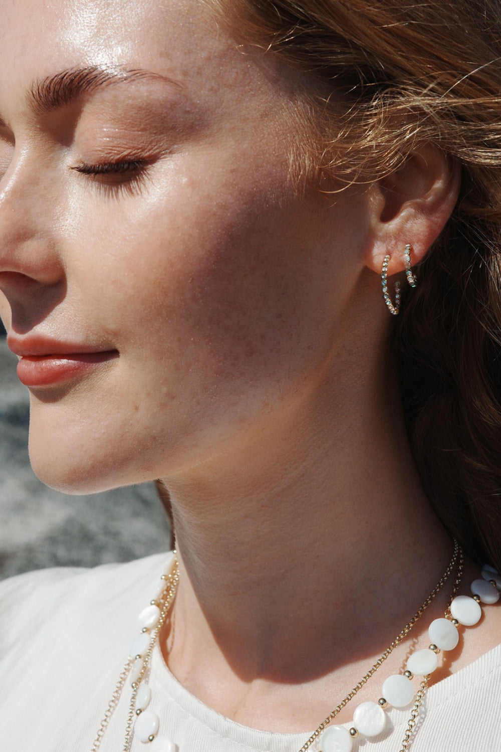 øredobb 20mm creole solstice gold