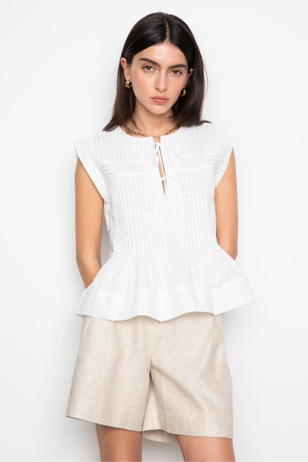 Mavie Top White