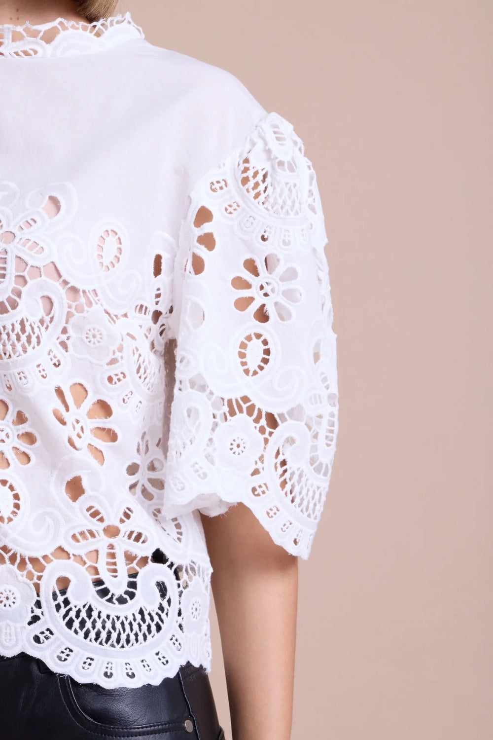 Victoria Lace White