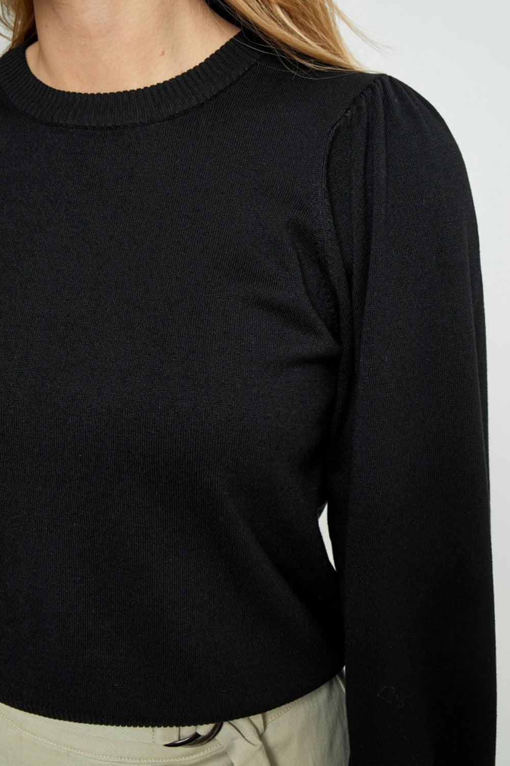 MSLiva Long Sleeve Pullover Black