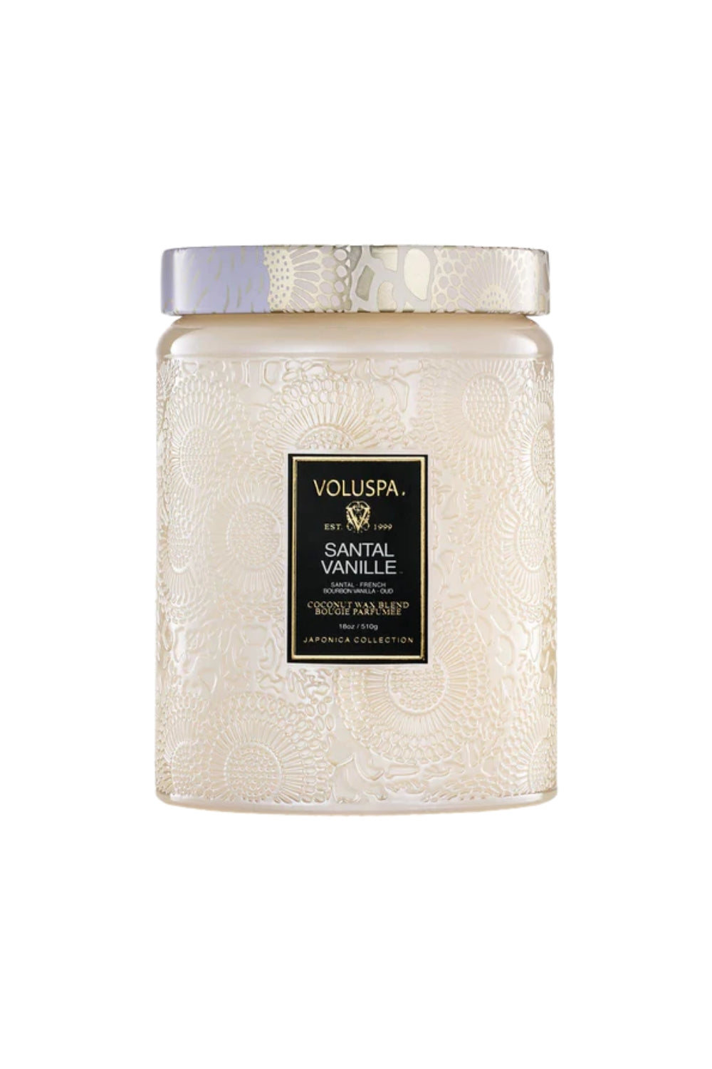 Large Jar Candle 510g Santal Vanille