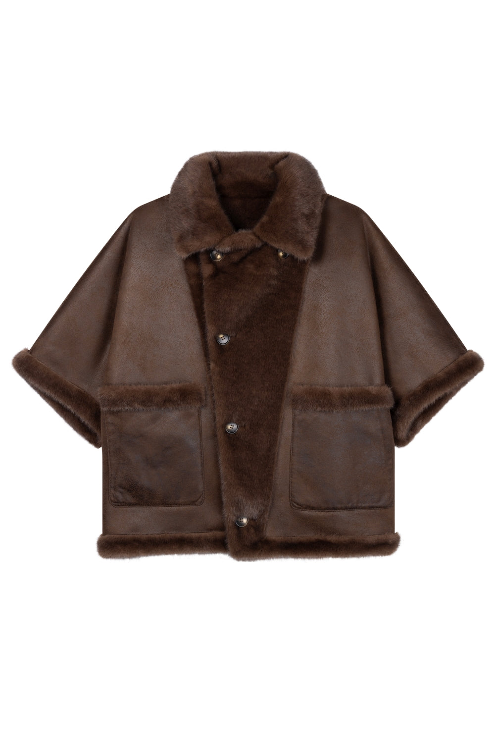 Clara Faux Mink Chocolate