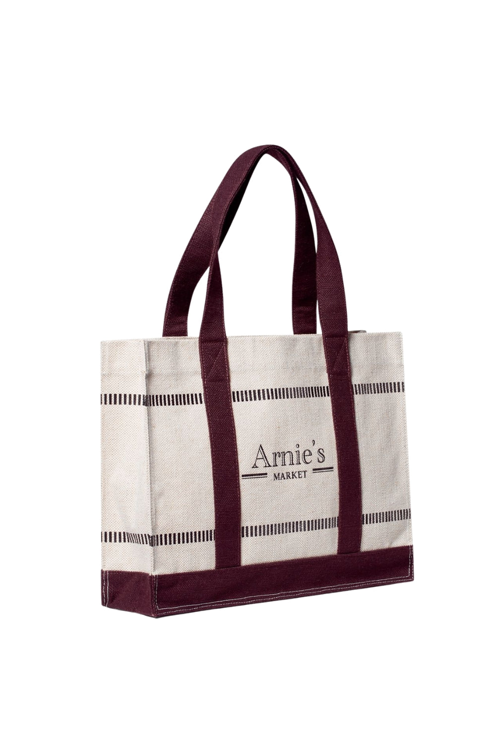 Riviera Market Natural/Burgundy