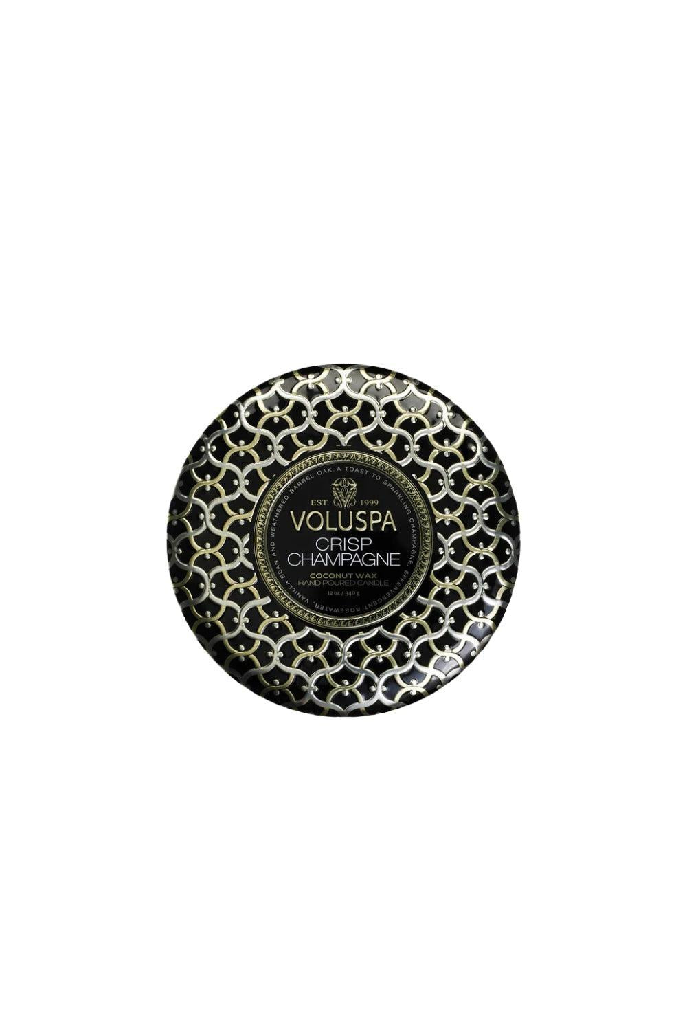 3 Wick Tin Candle Crisp Champagne 340g