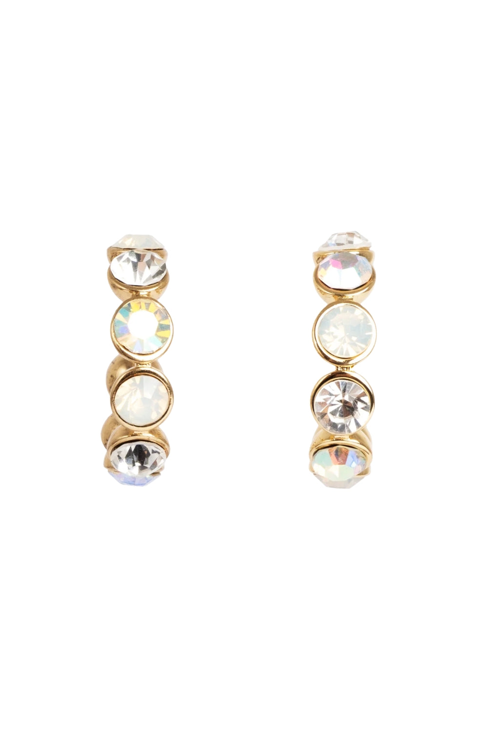 Big Stone Solstice gold Øredobb 30mm