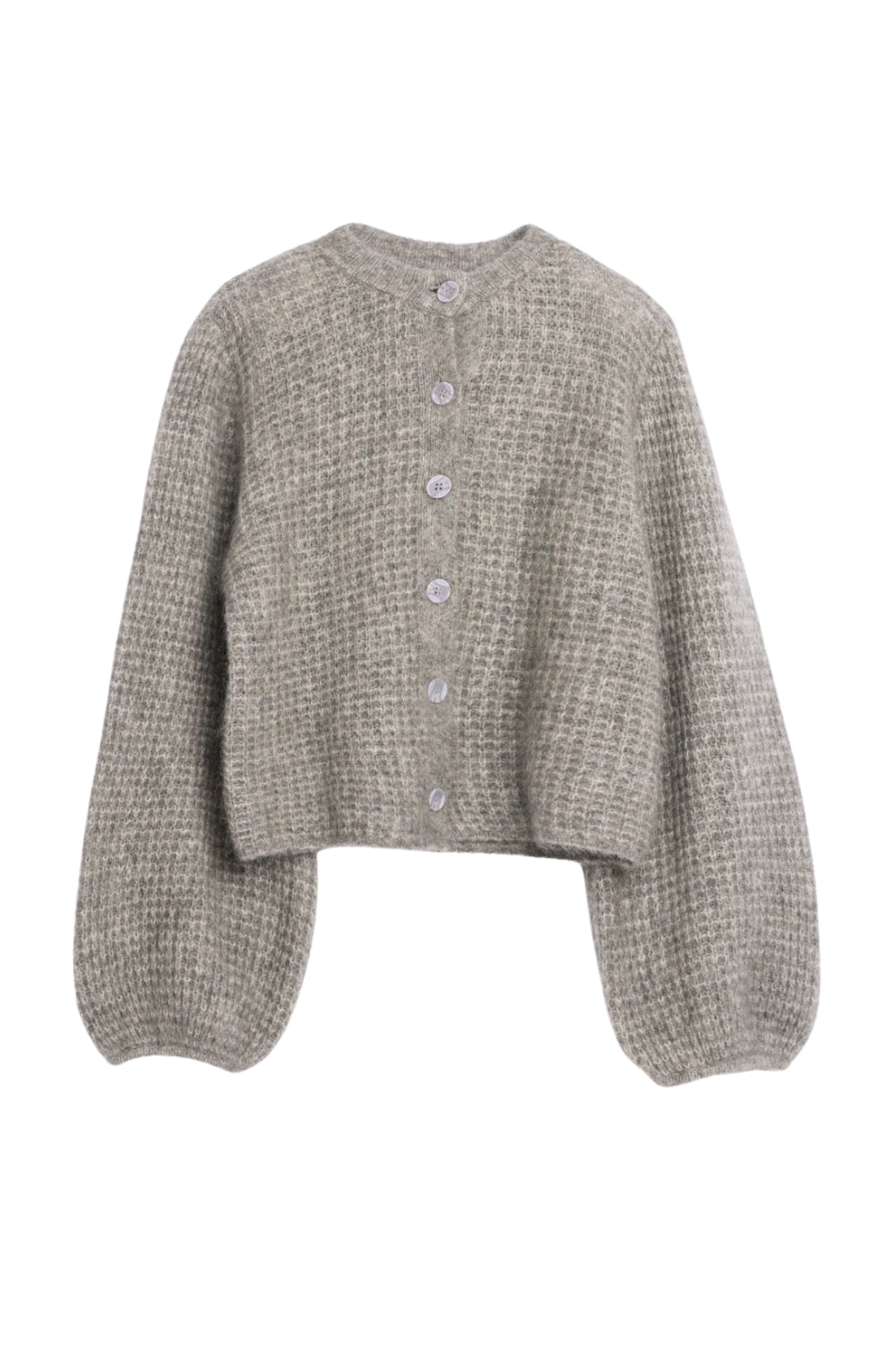 Sofia Mohair Cardigan Grey Mel