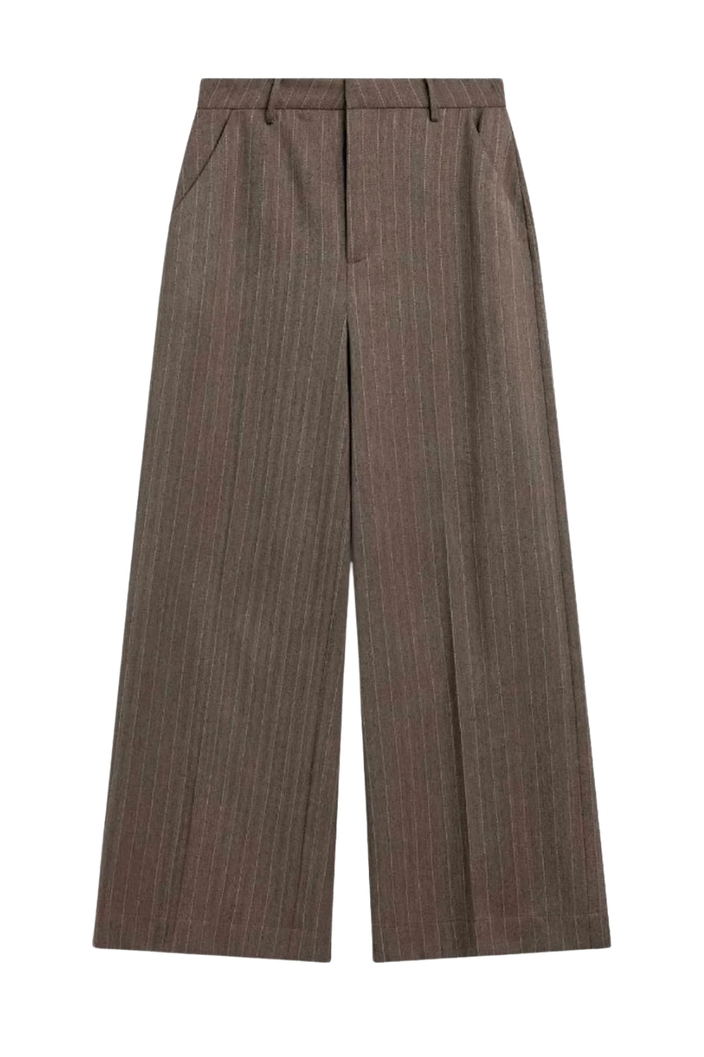 Reign Tailored Structured Pants Mole Stripe