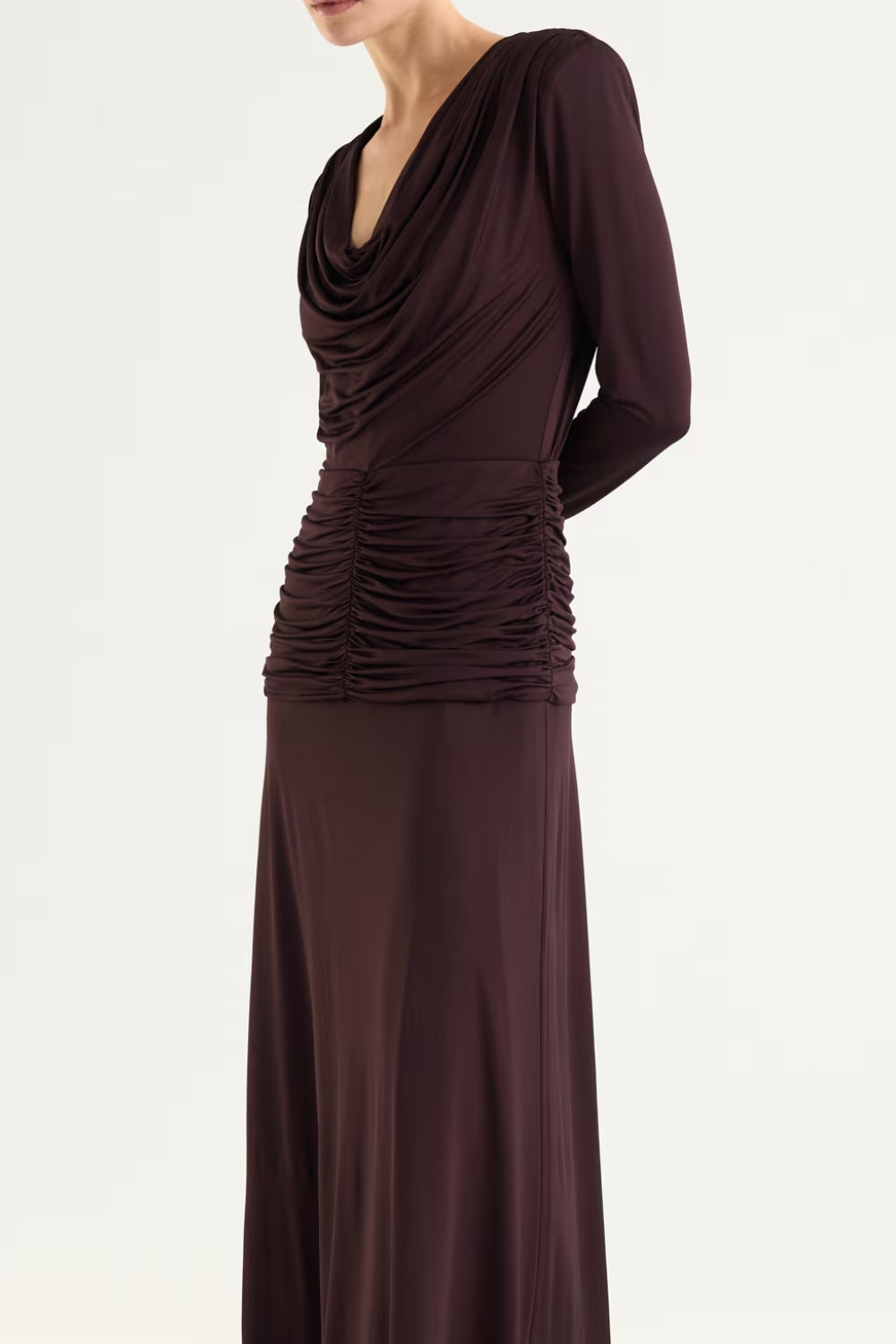 Novi Dress Chocolate Plum