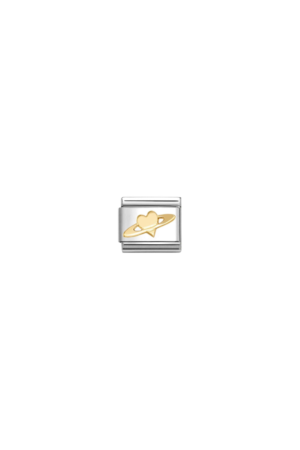 Symbols 18k Gold Saturn Heart