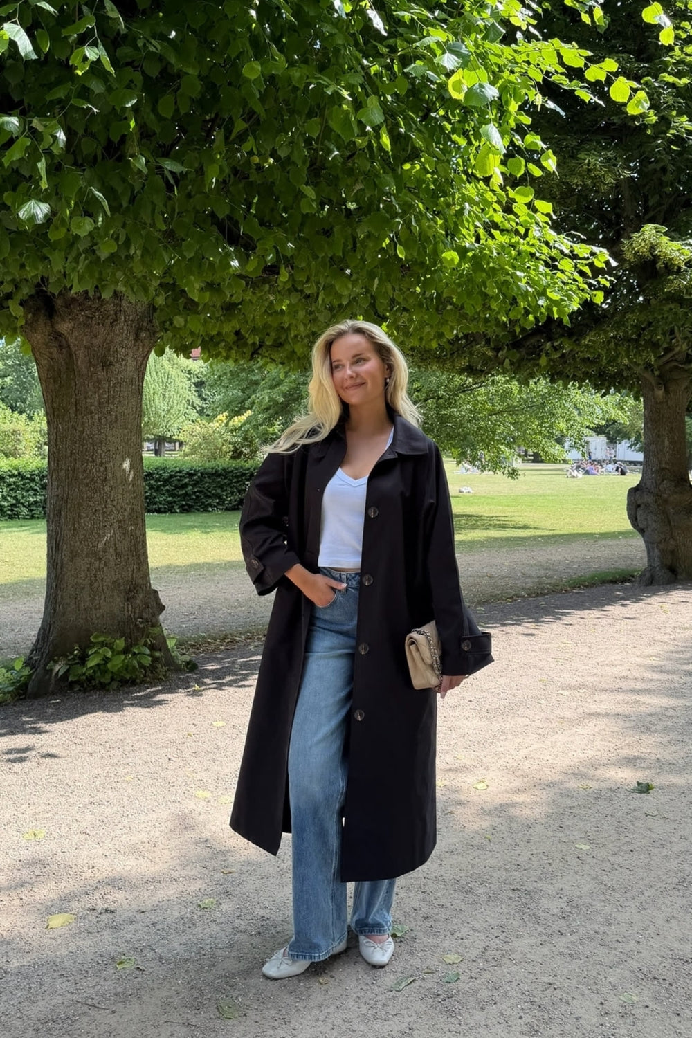 AvaIc Trenchcoat Black