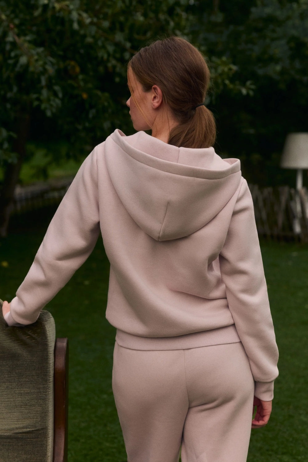 W. All-Star Zip Hoodie Dusty Pink