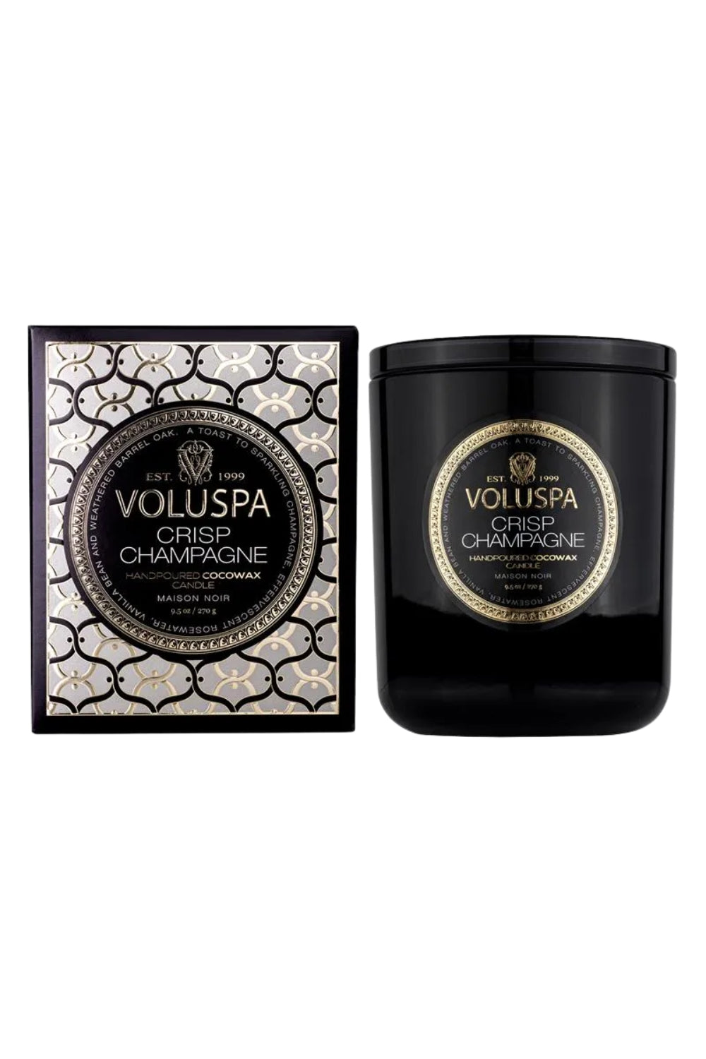 Large Jar Candle 510g Crisp Champagne