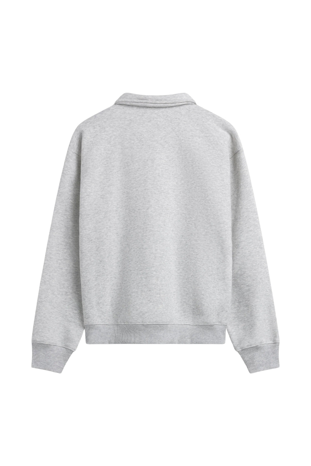 W. CS Rugby Shirt Grey Melange w. Khaki