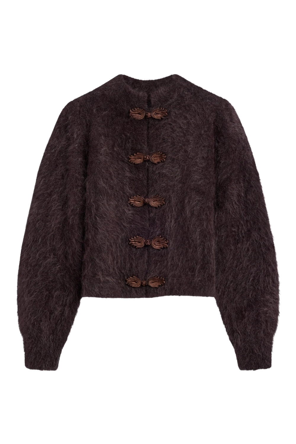 Shelley Chunky Cardigan Dark Brown