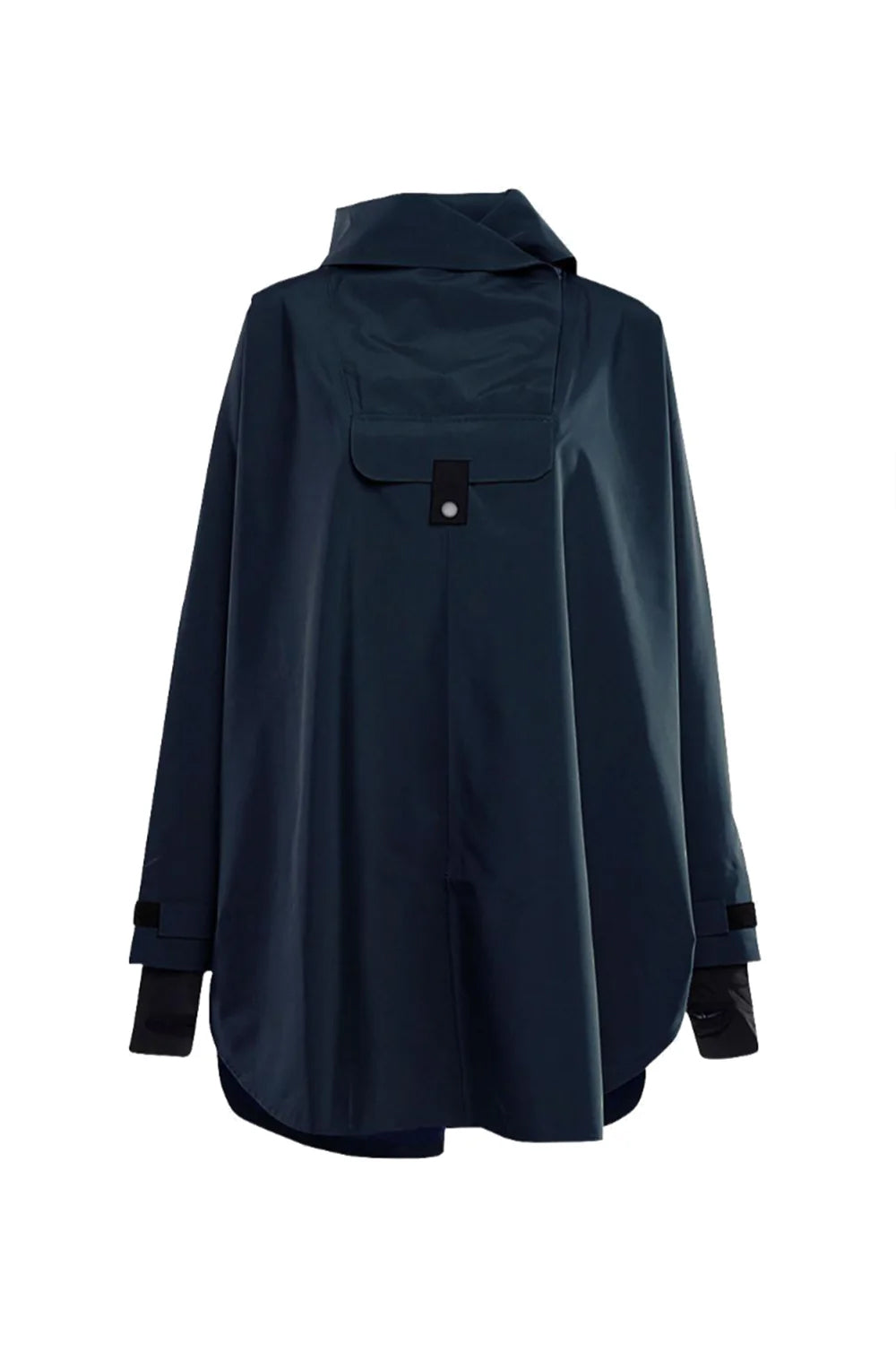 Bergen Poncho Dark Navy