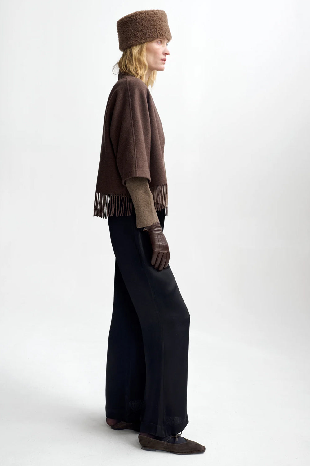 Keyla Lambswool Jacket Brown