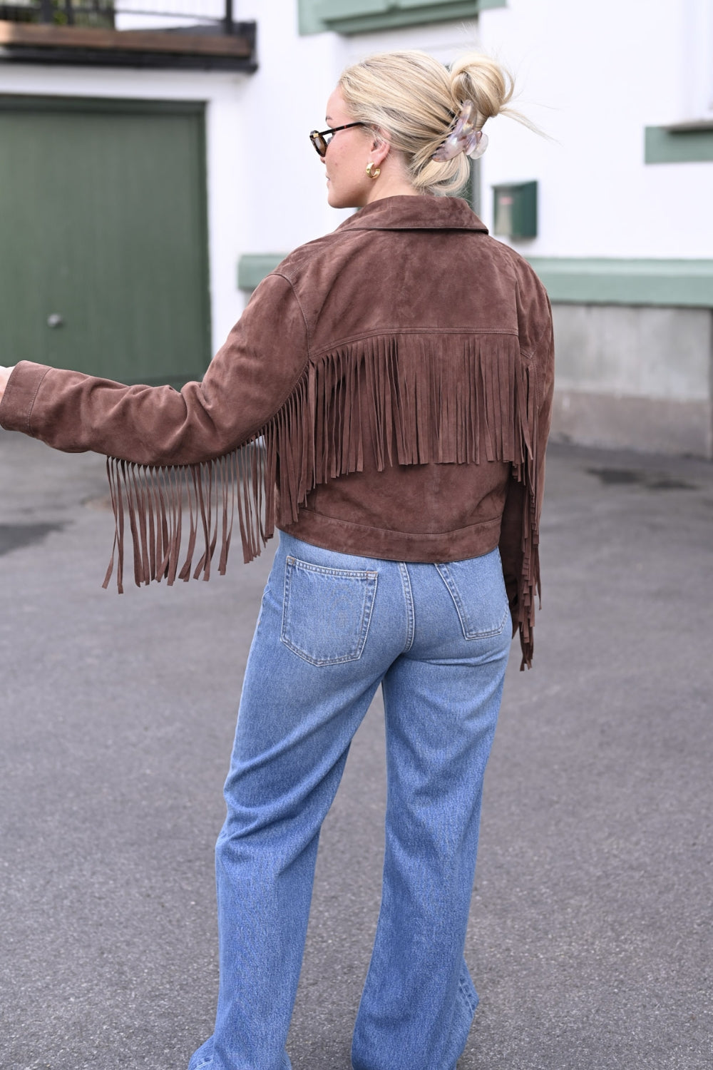 SUE Goat Suede Sturdy Marrone