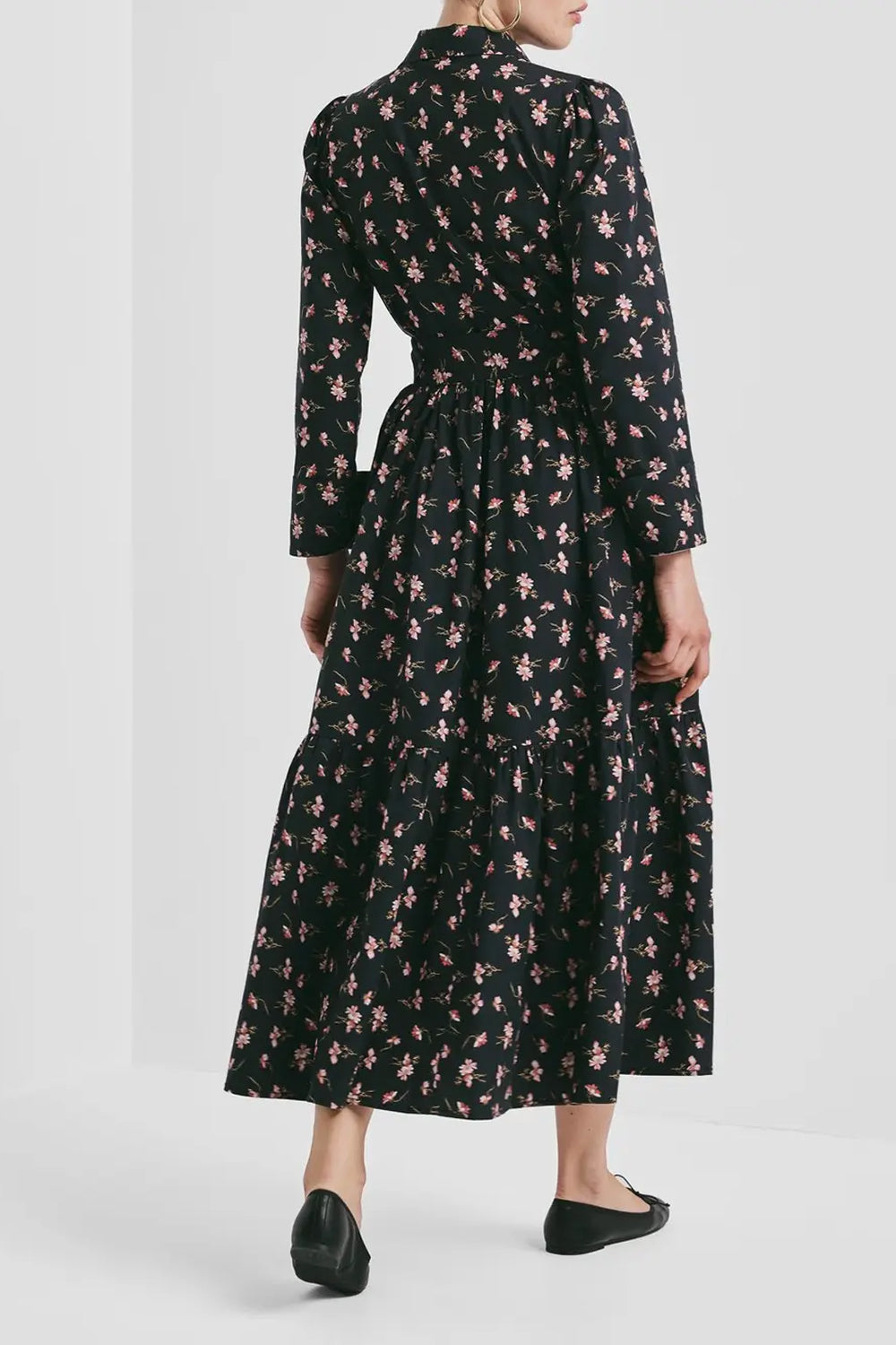 Poplin Shirt Dress Petals