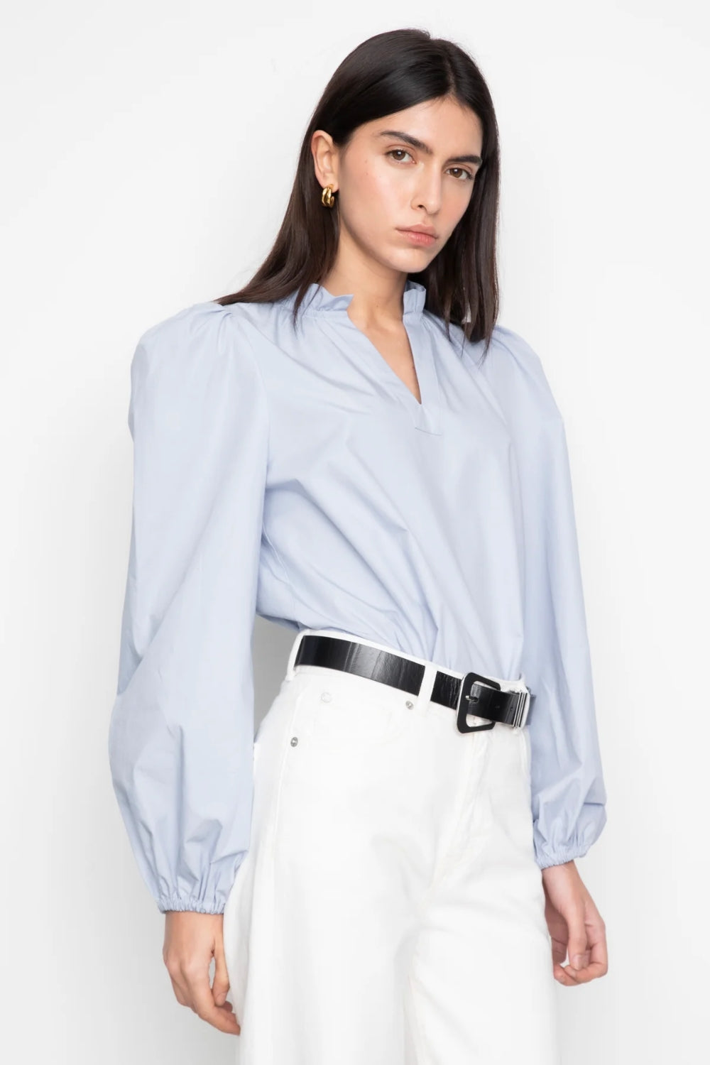 Infinity Blouse Light Blue