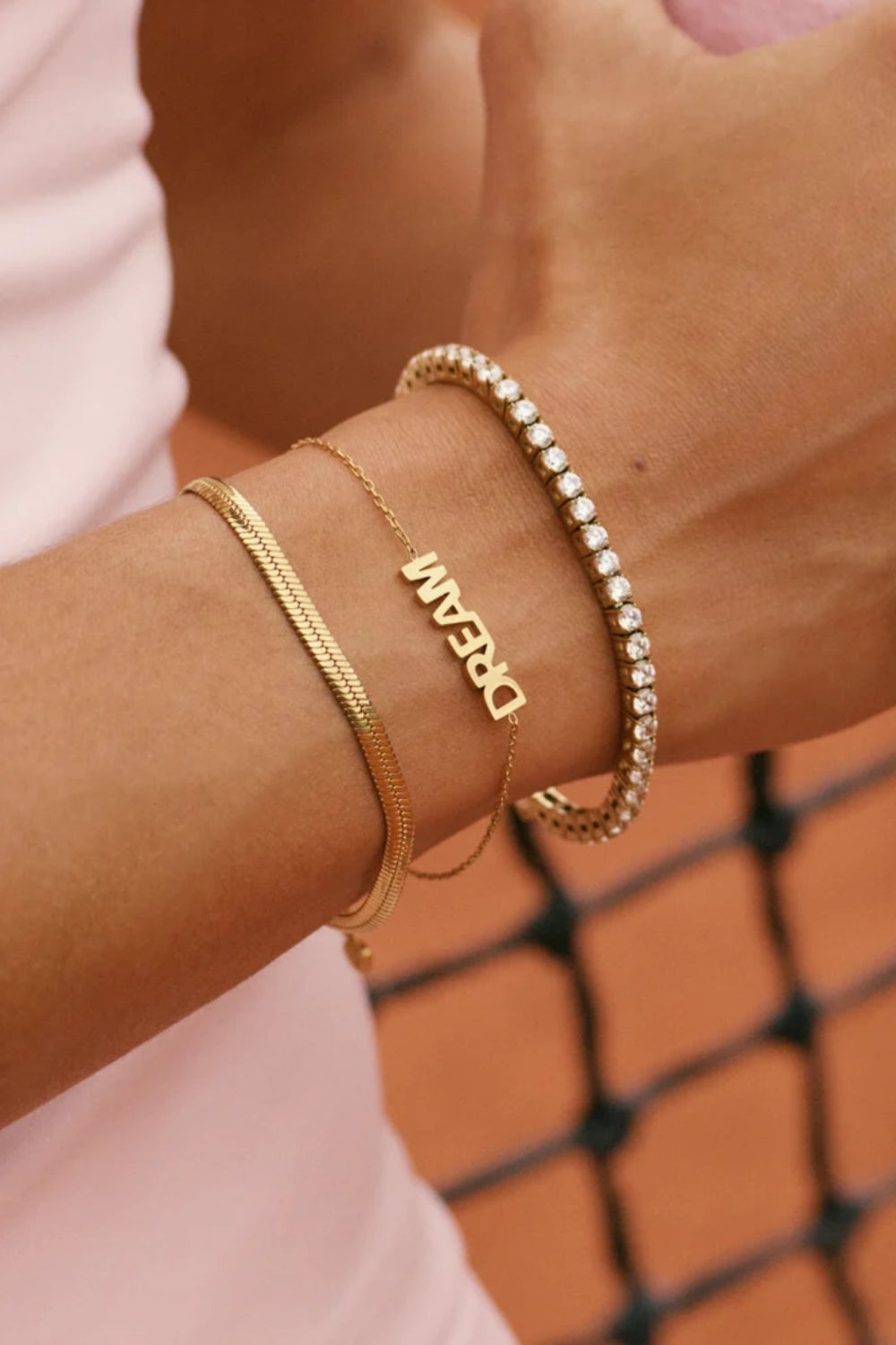 Tennis Bracelet Gold L