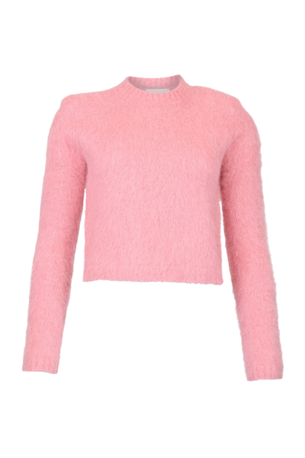 Hairy Knit Sweater Pink