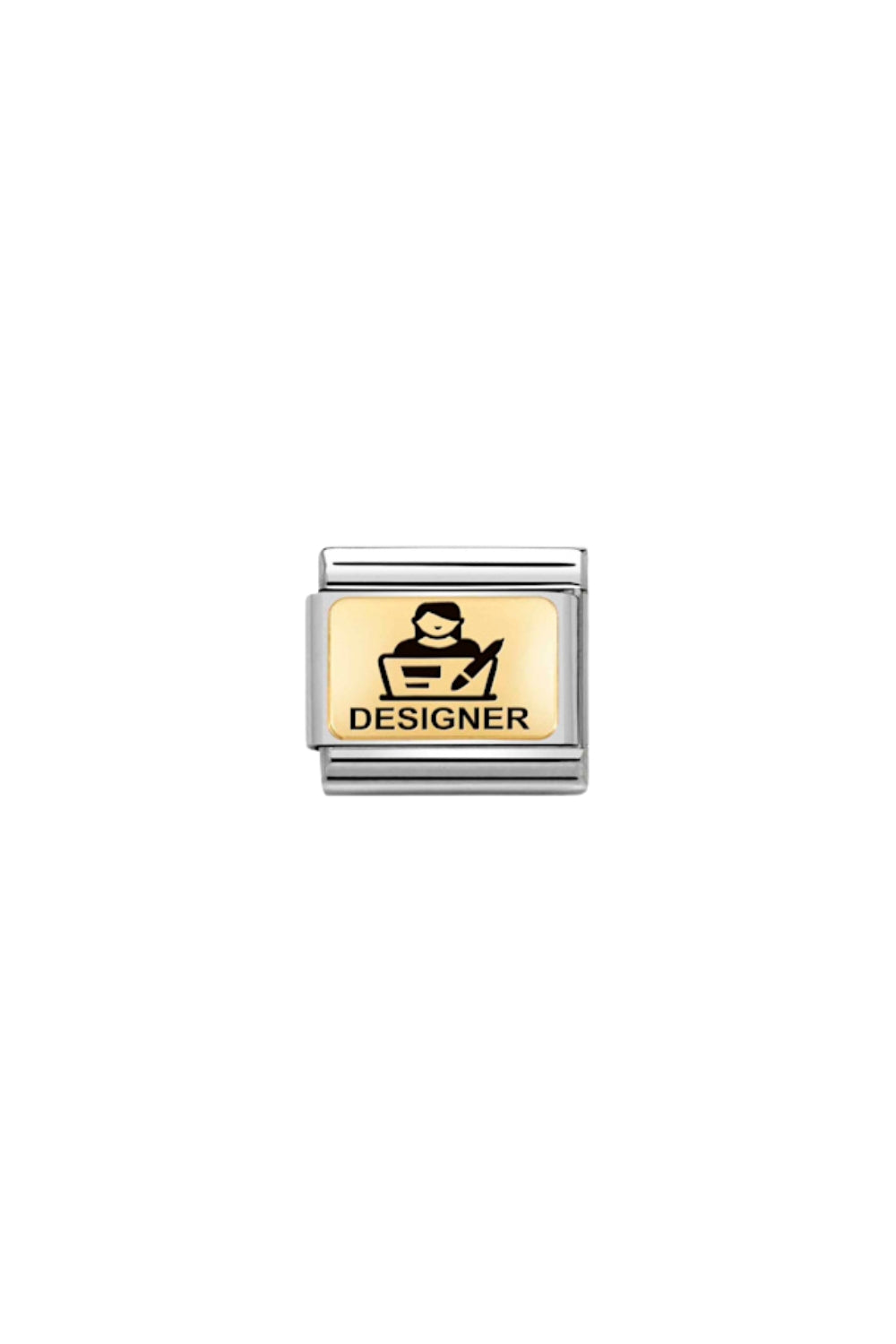 Composable classic plates 18k gold Designer
