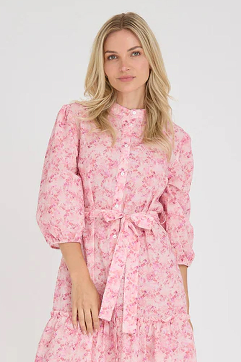 Kate Long Dress Rose/hot pink