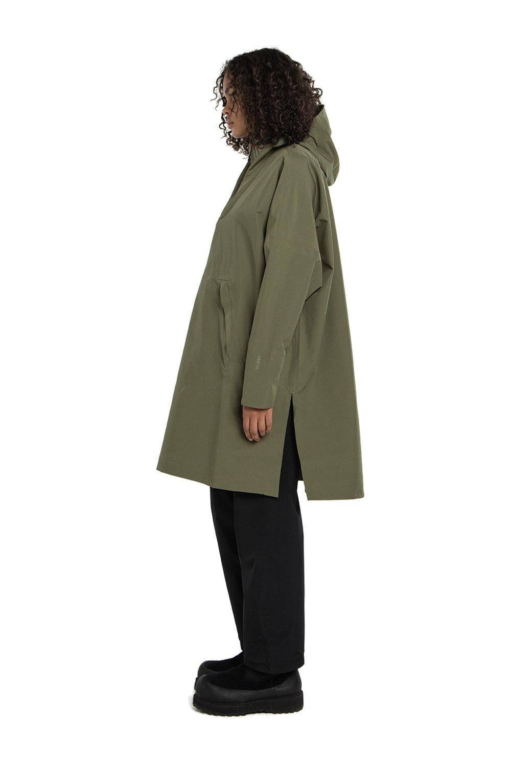 Aalesund Poncho Dark Olive