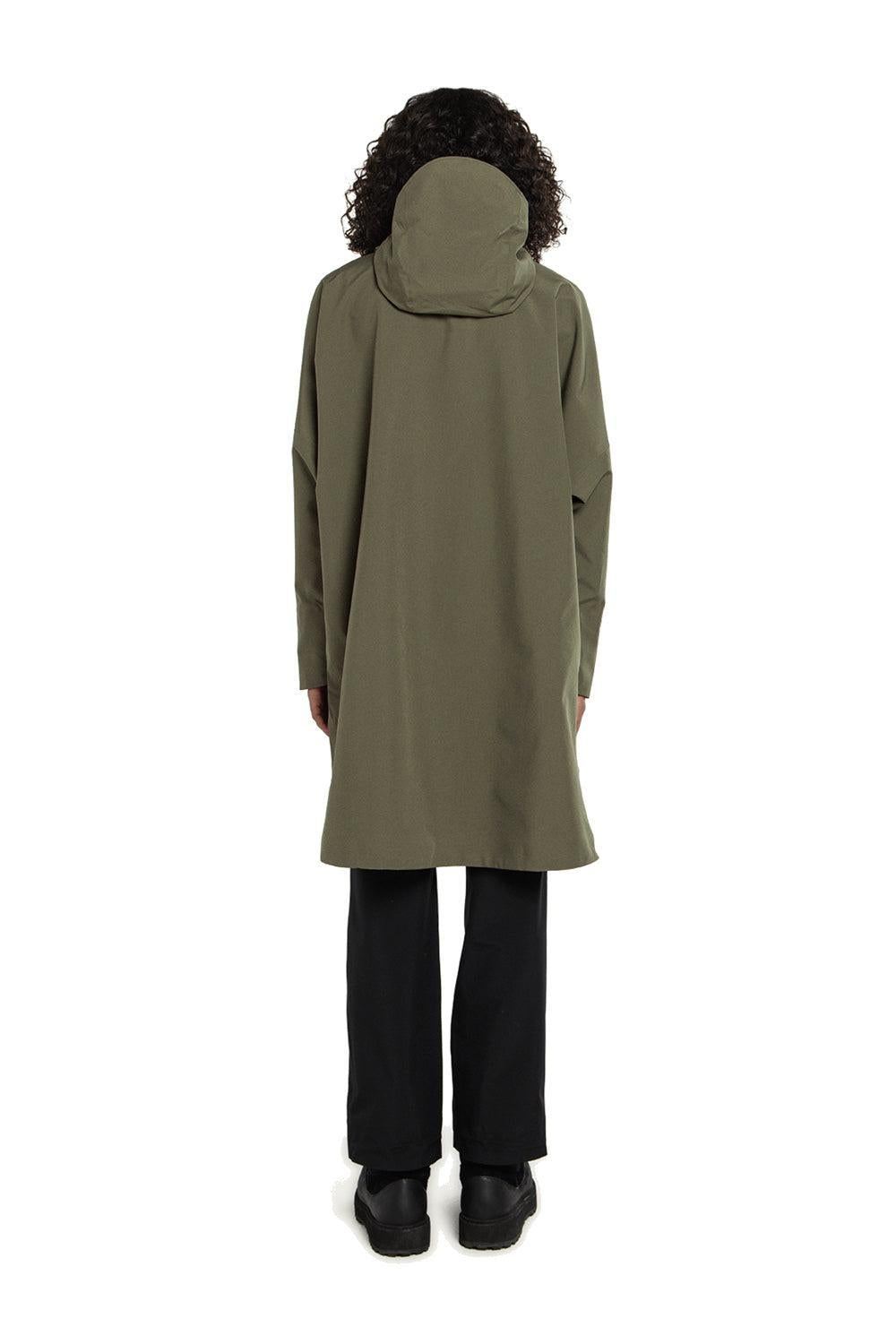 Aalesund Poncho Dark Olive