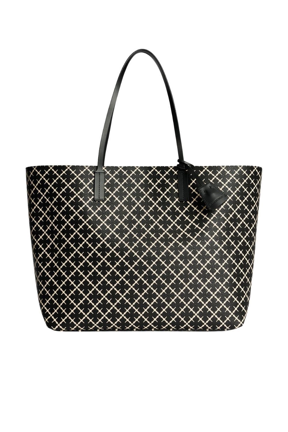 Abi printed Tote Bag Black
