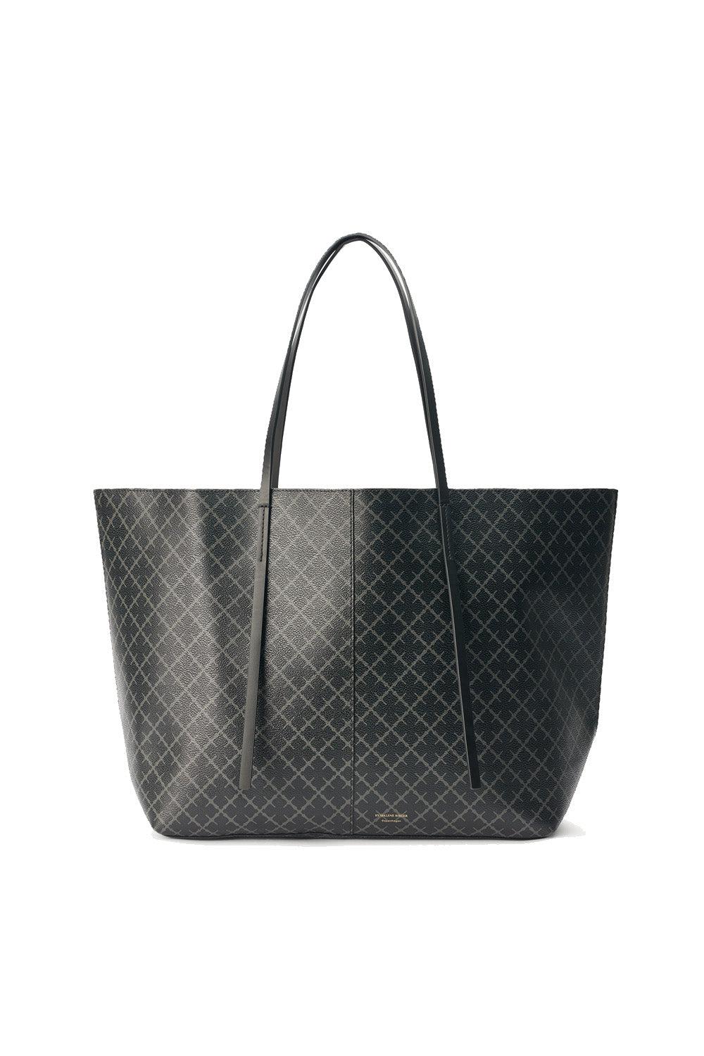 Abi printed Tote Bag Charcoal