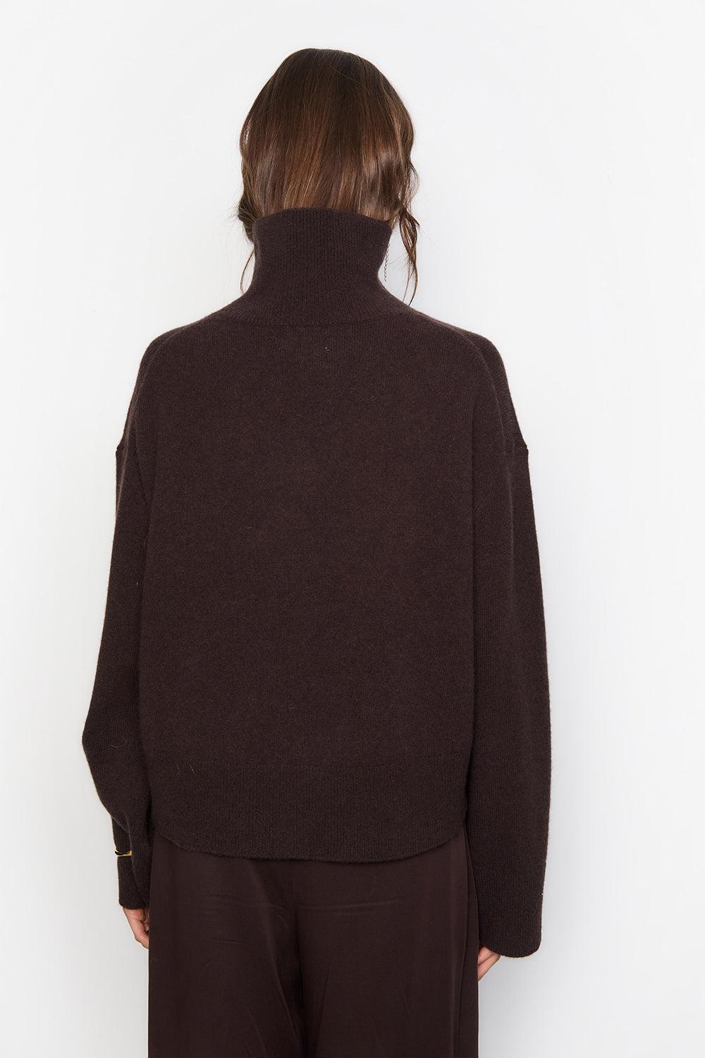 Abigail Knit Dark Brown