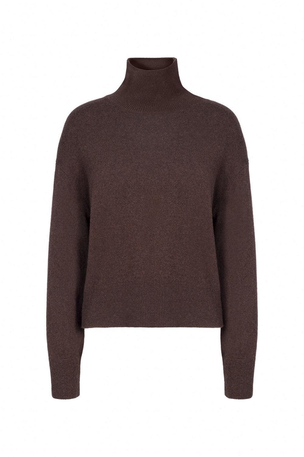 Abigail Knit Dark Brown