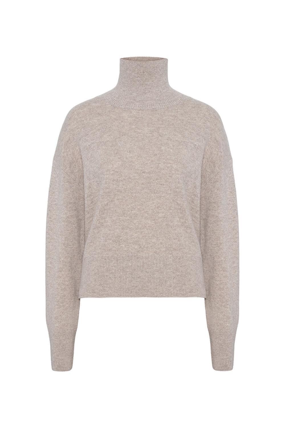 Abigail Knit Taupe Melange