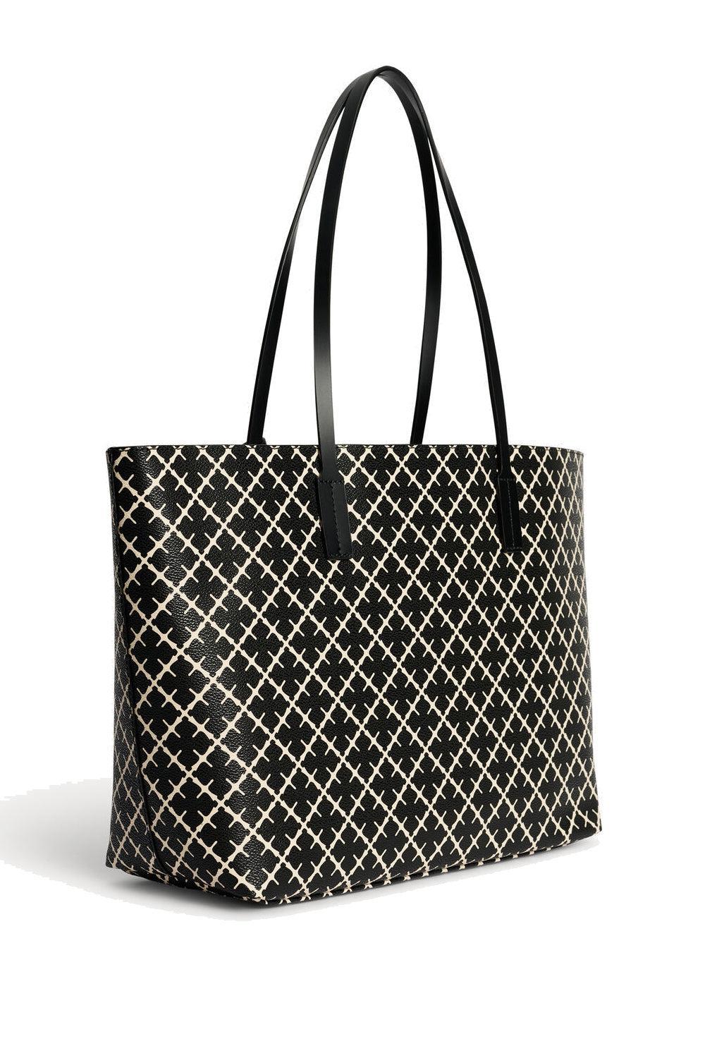 Abigail printed Tote Bag Black