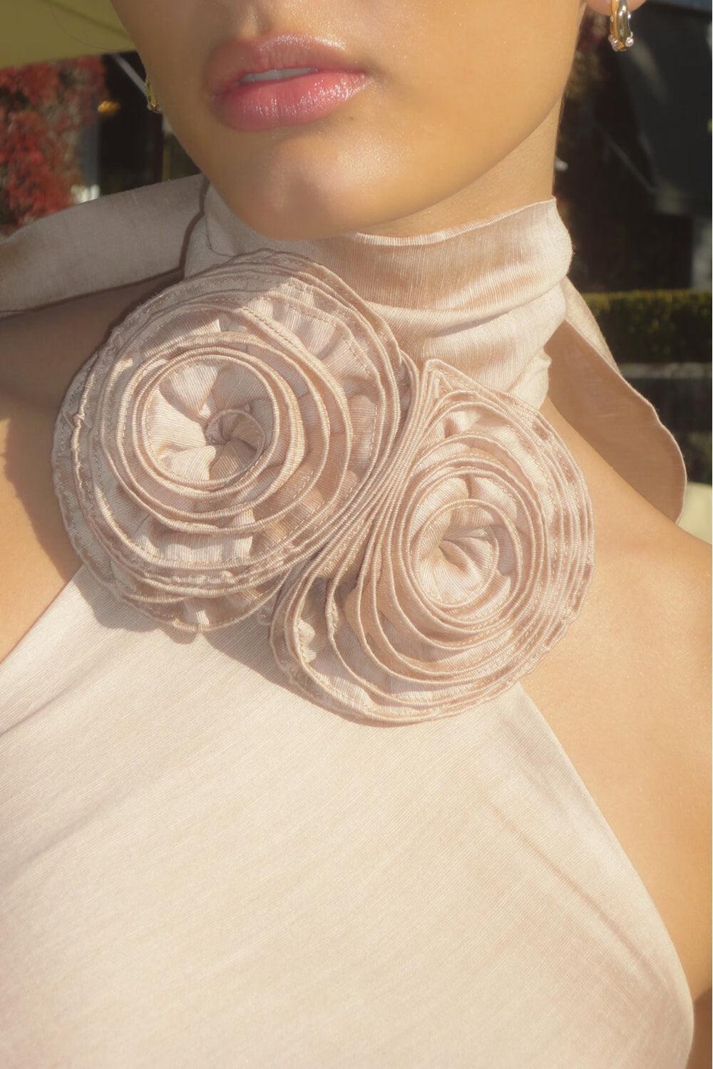 Acacia Dress Golden Beige