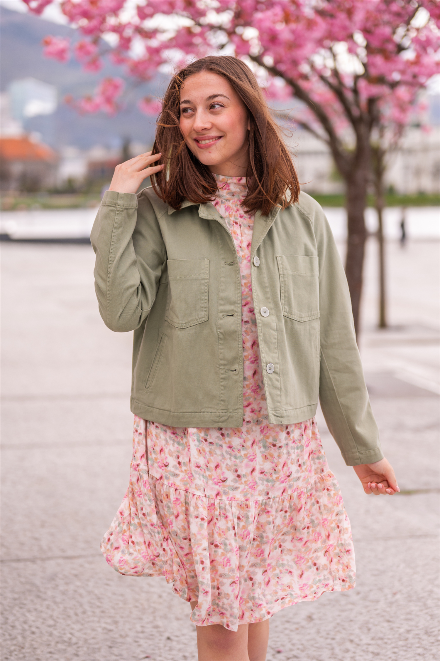 Adele Jacket Pale Green