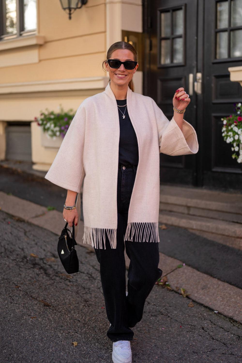 Akila Lambswool Jacket Cream