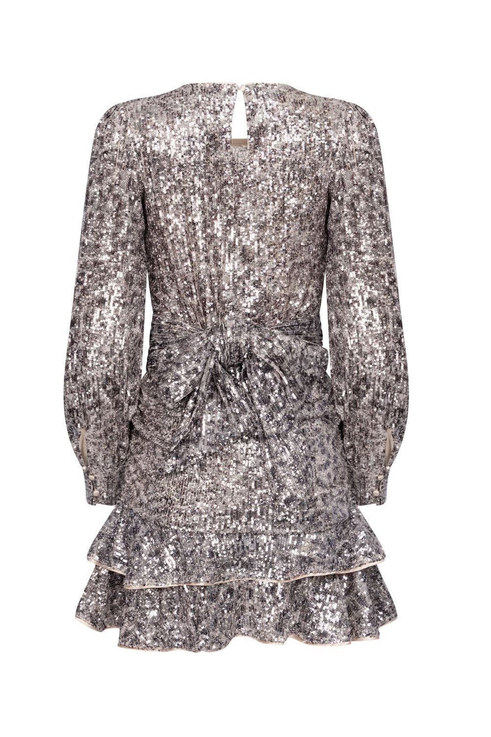 Alba Seq Dress Vintage Grey