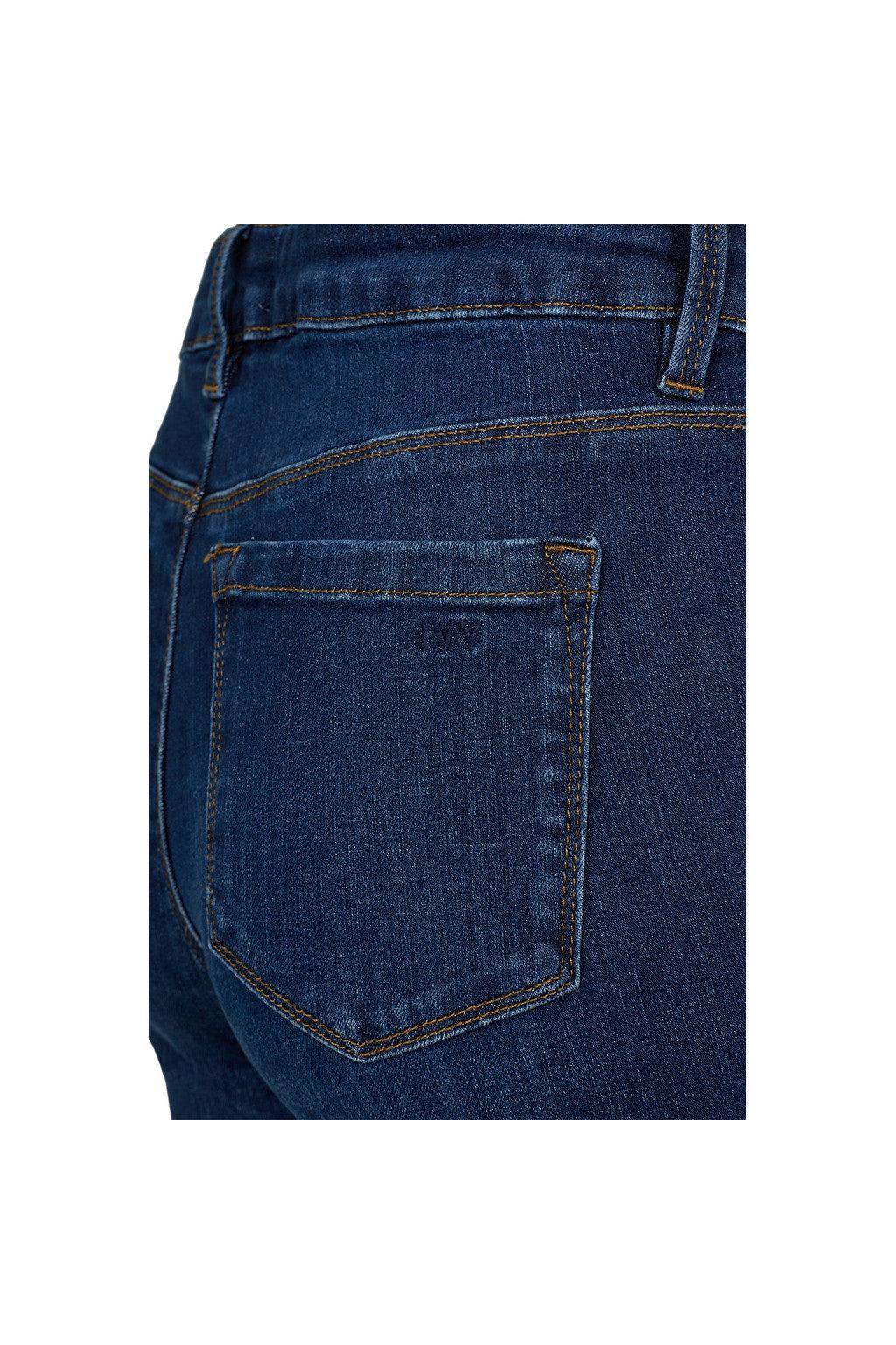 Alexa Cropped Earth Jeans Wash Cayenne