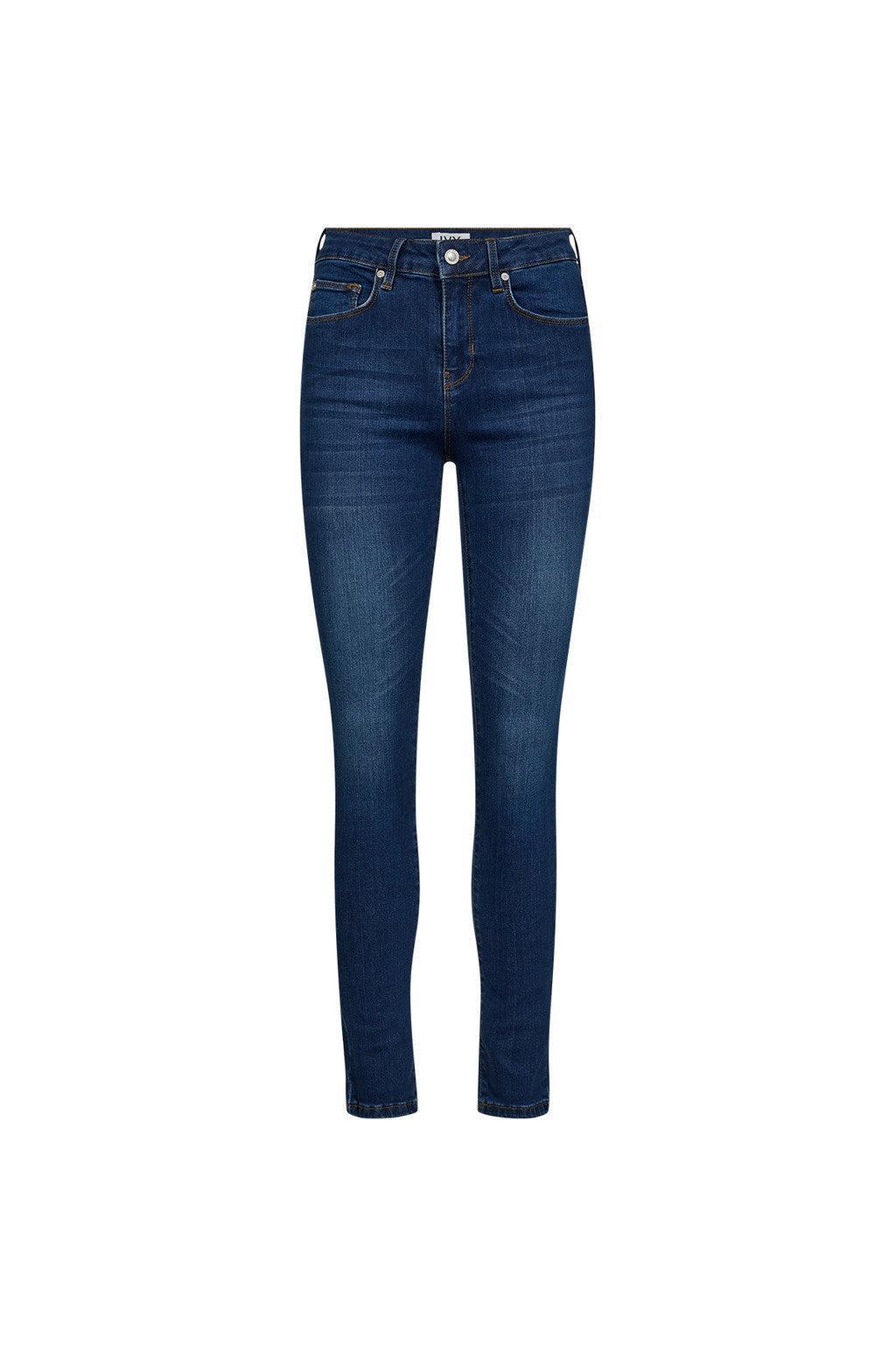 Alexa Cropped Earth Jeans Wash Cayenne