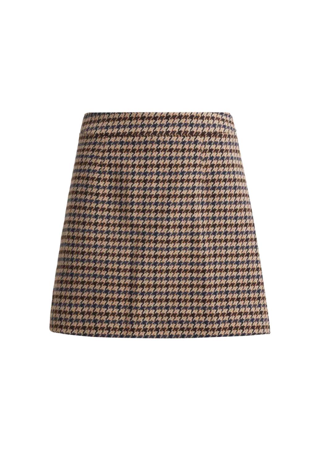 Alexandra Skirt Houndstooth