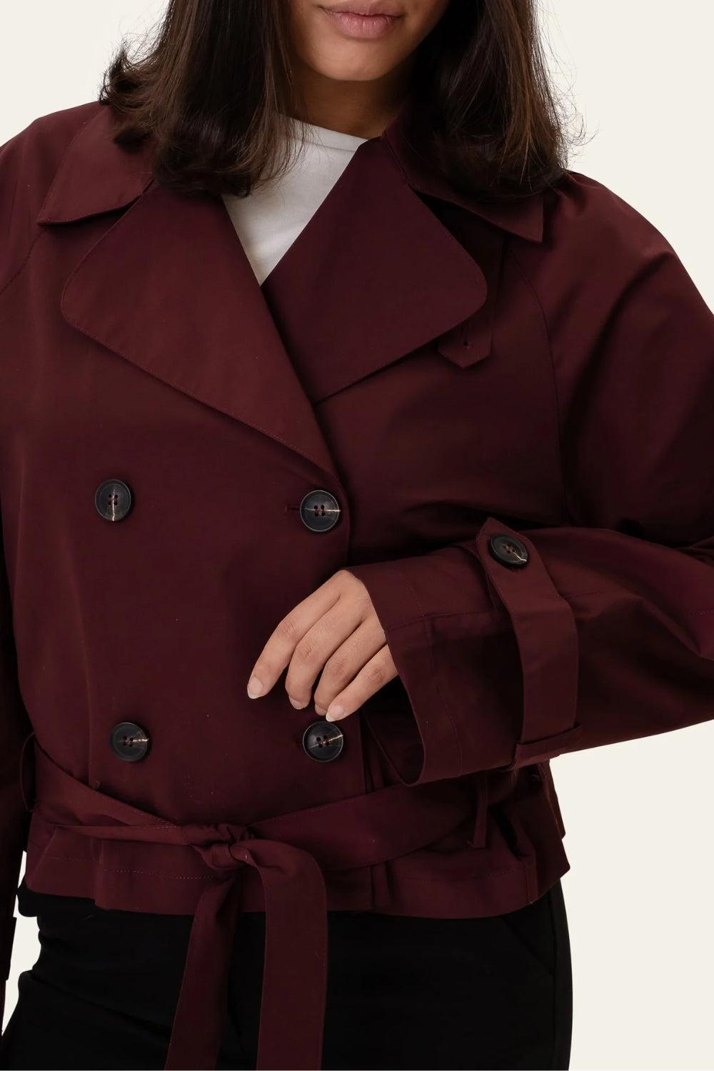 AlmaIc Trenchcoat Bordeaux