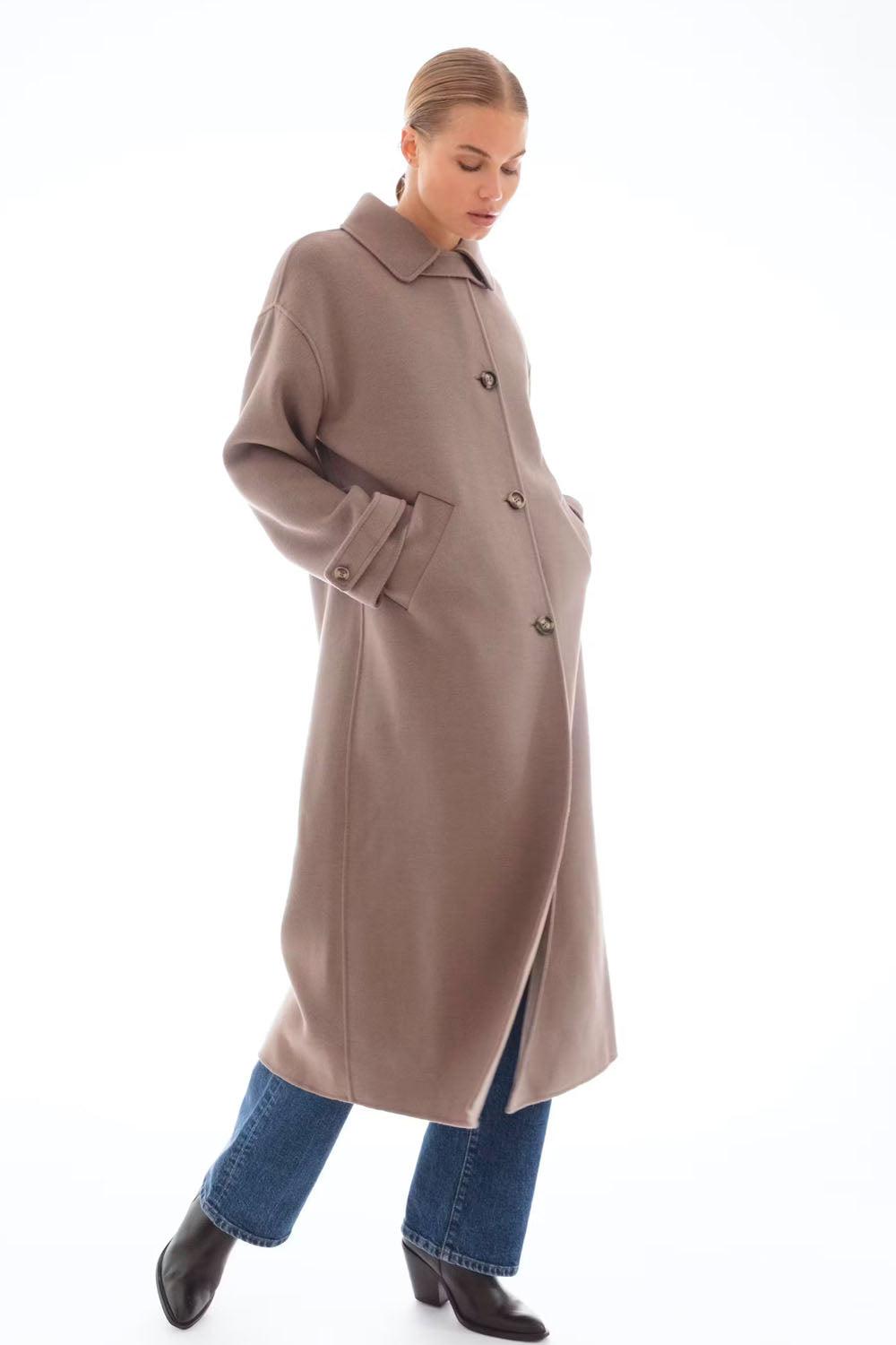 Amelia Coat Taupe