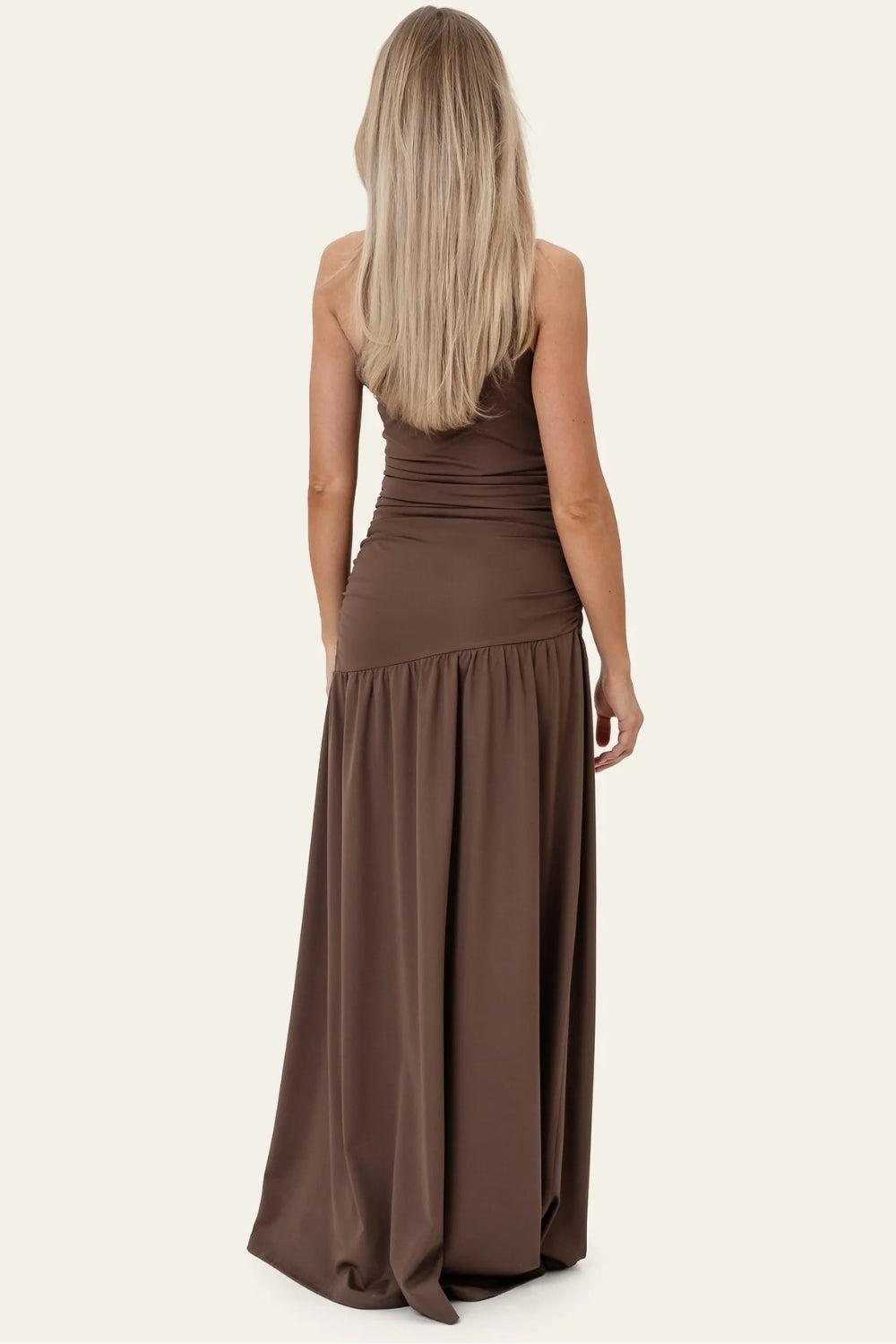 AmeliaIc Maxi Dress Dark Brown