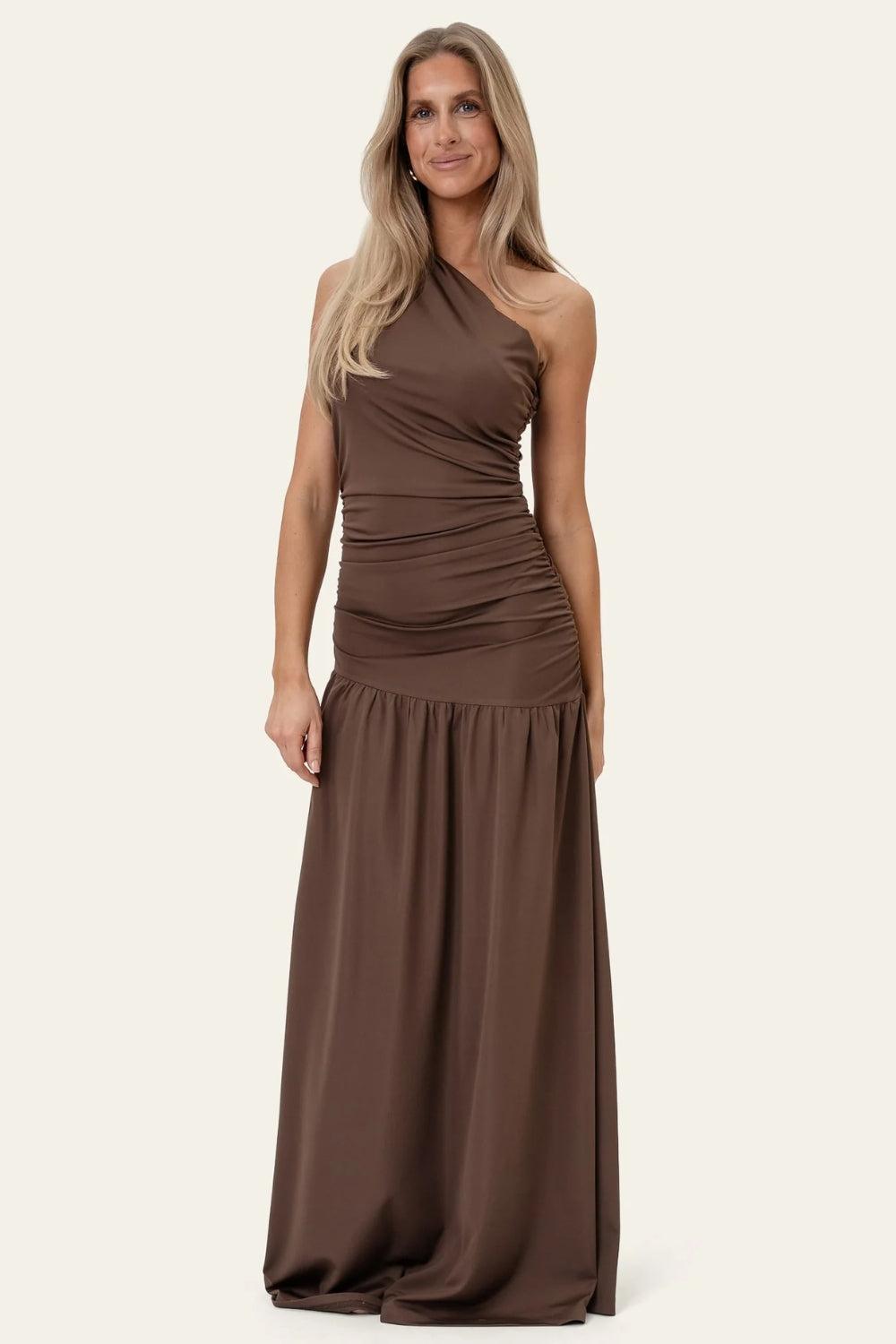 AmeliaIc Maxi Dress Dark Brown
