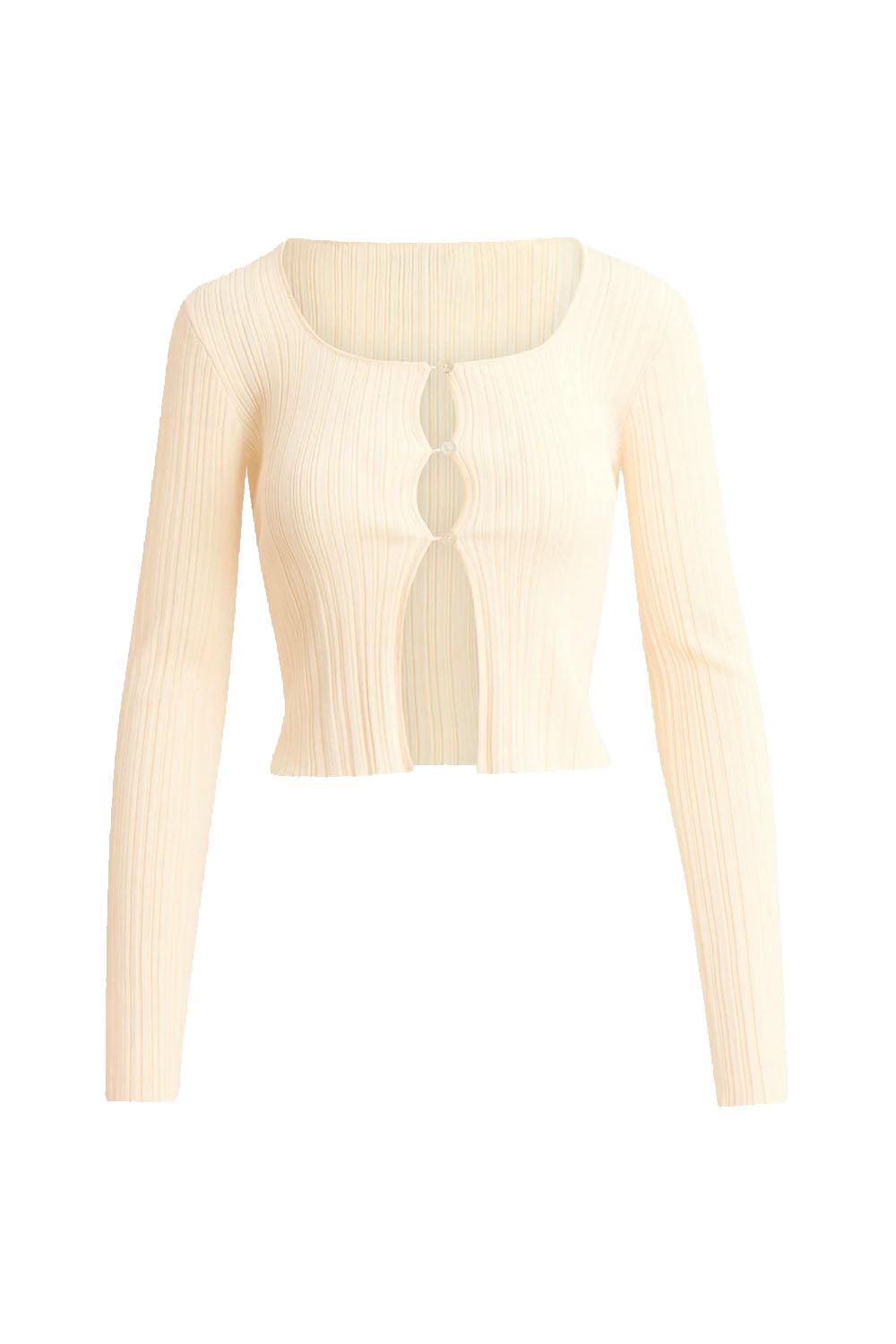 Ana Knit Cardigan Lt. Yellow