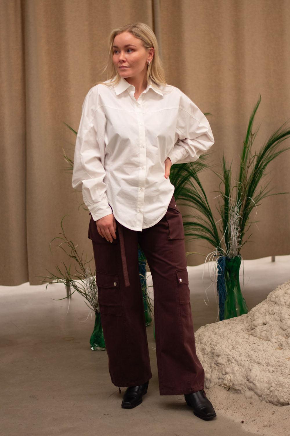 Anatol Trouser Burgundy Red