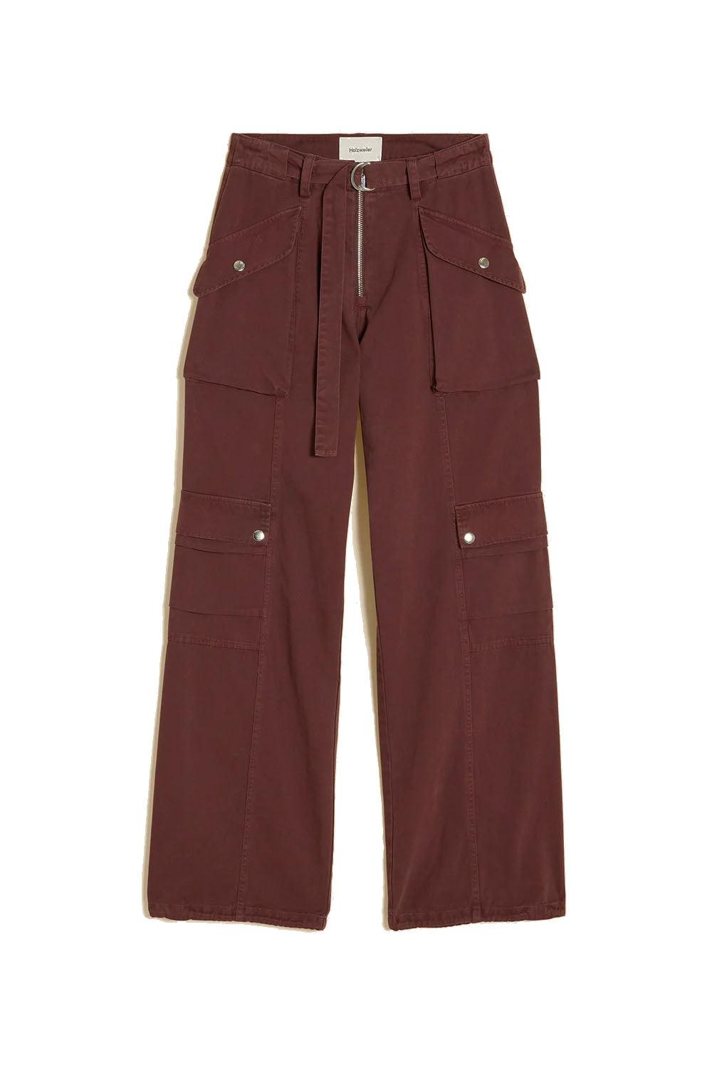 Anatol Trouser Burgundy Red