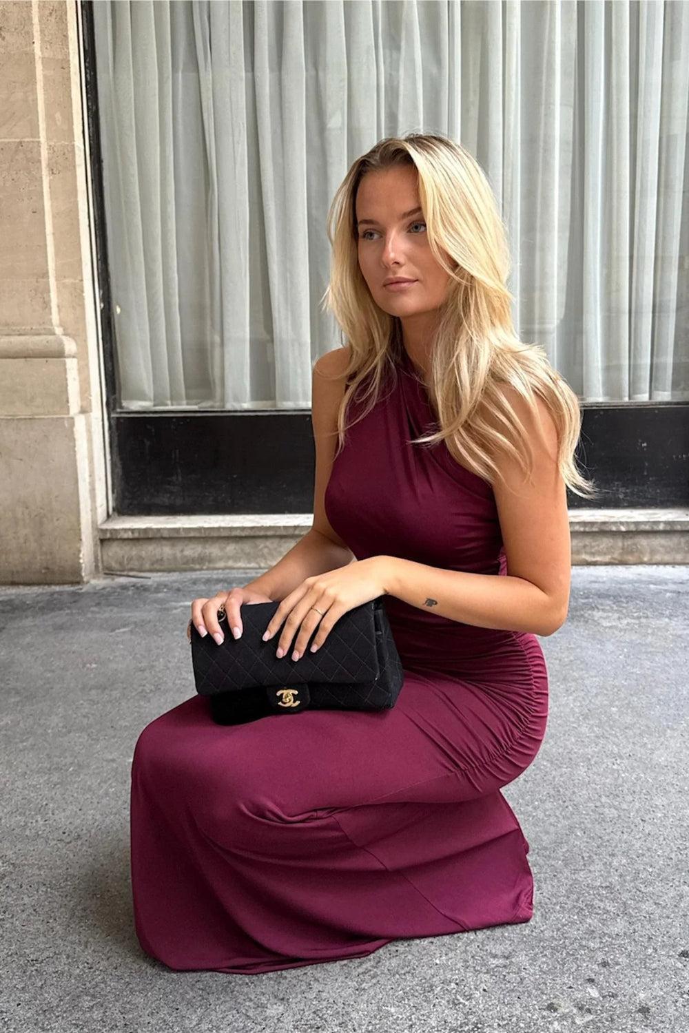 AndreaIC Maxi Dress Bordeaux